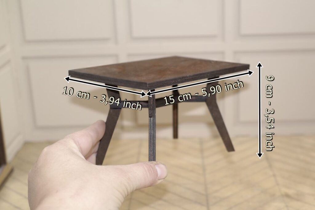 Stolik kawowy PIKO wymiary