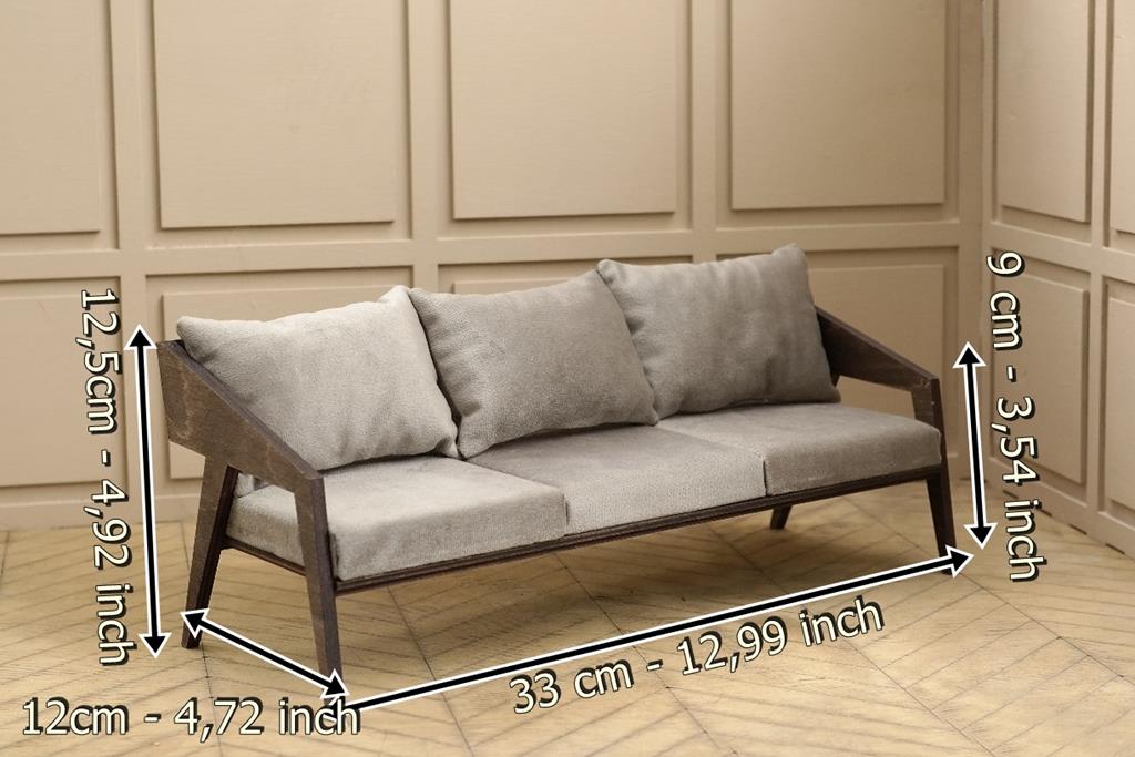 Sofa 3-seaters PIKO measurements